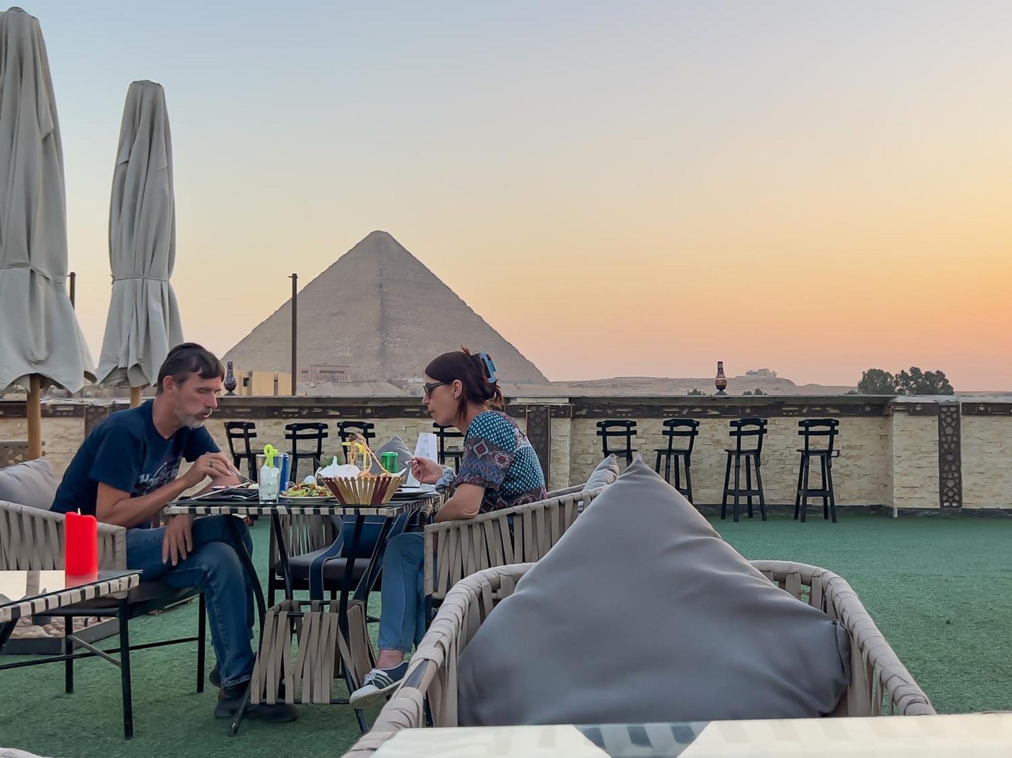 Master Pyramids Hotel Al Kawm al Akhdar Exterior foto